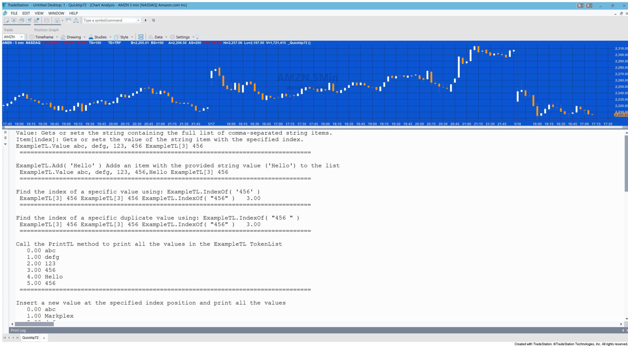 Quick-tip 72 | Using the TokenList class | TradeStation EasyLanguage ...