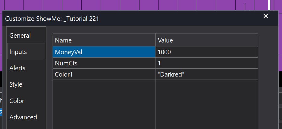 T221-inputs Tutorial 221 user inputs